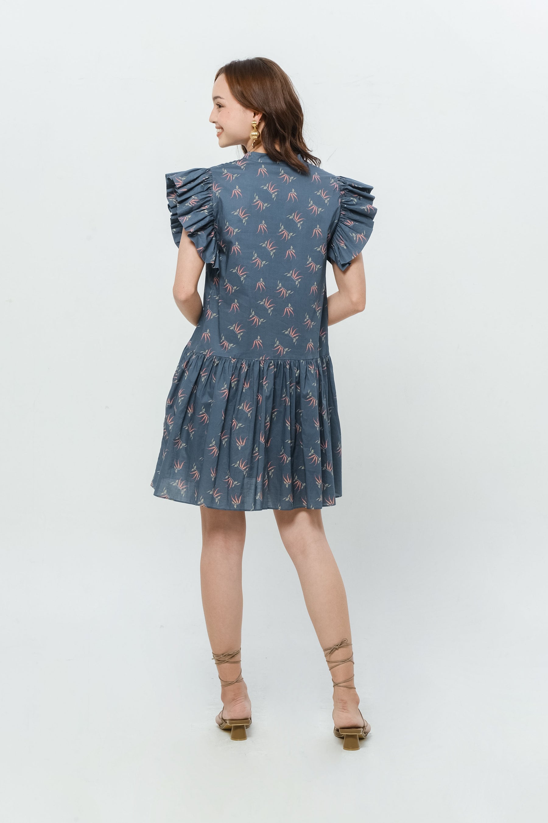 CARA Dress in Blue Cabe