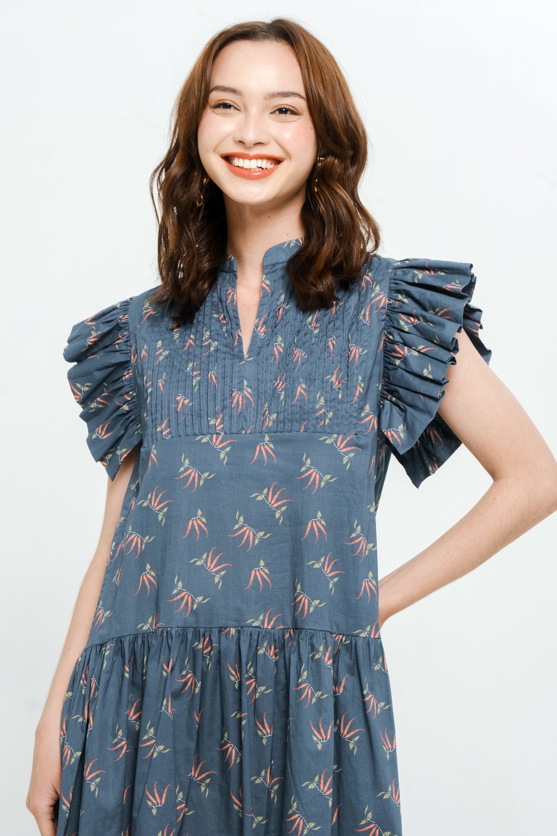 CARA Dress in Blue Cabe