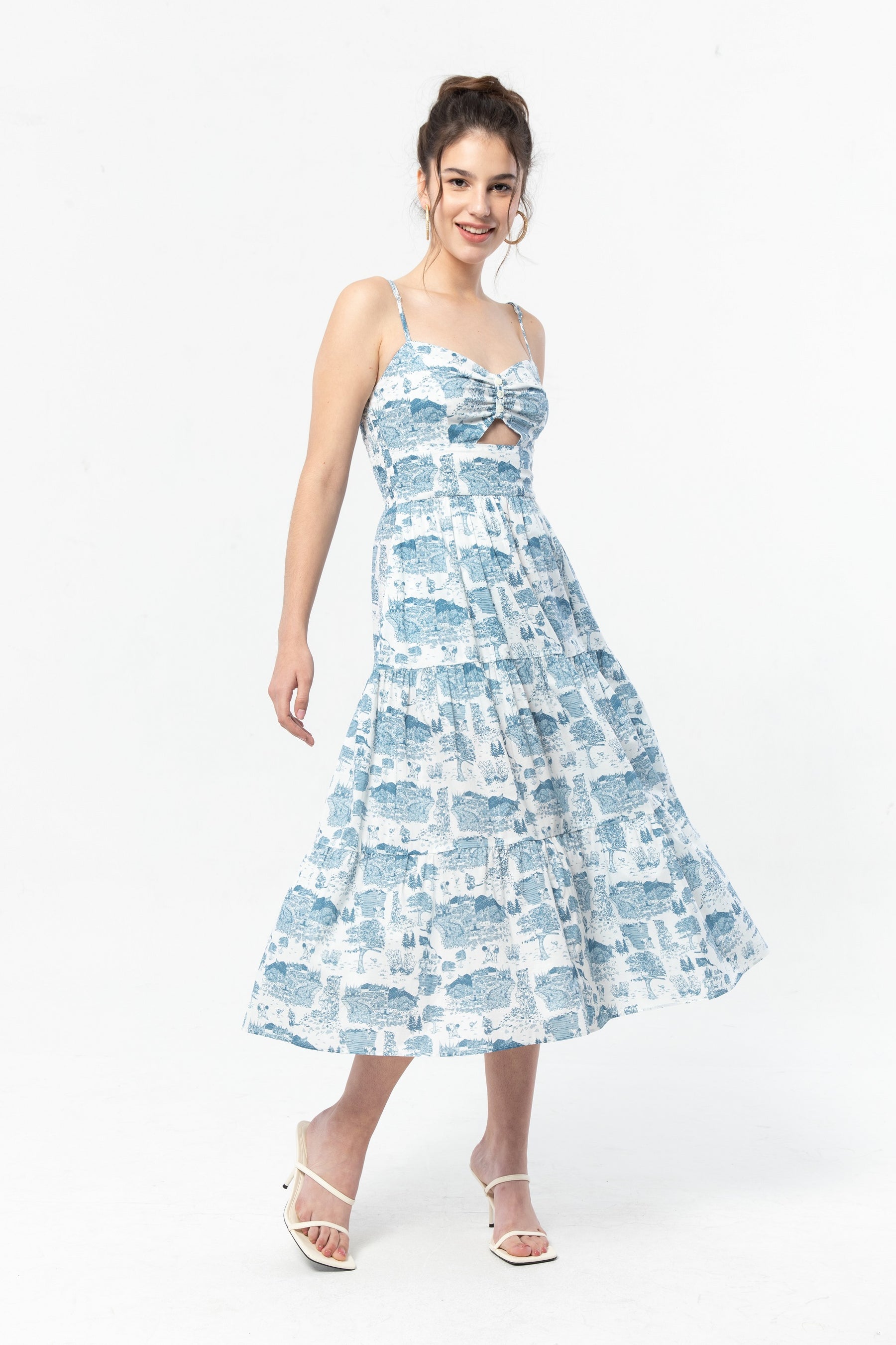 ESME Dress in Blue Gadang