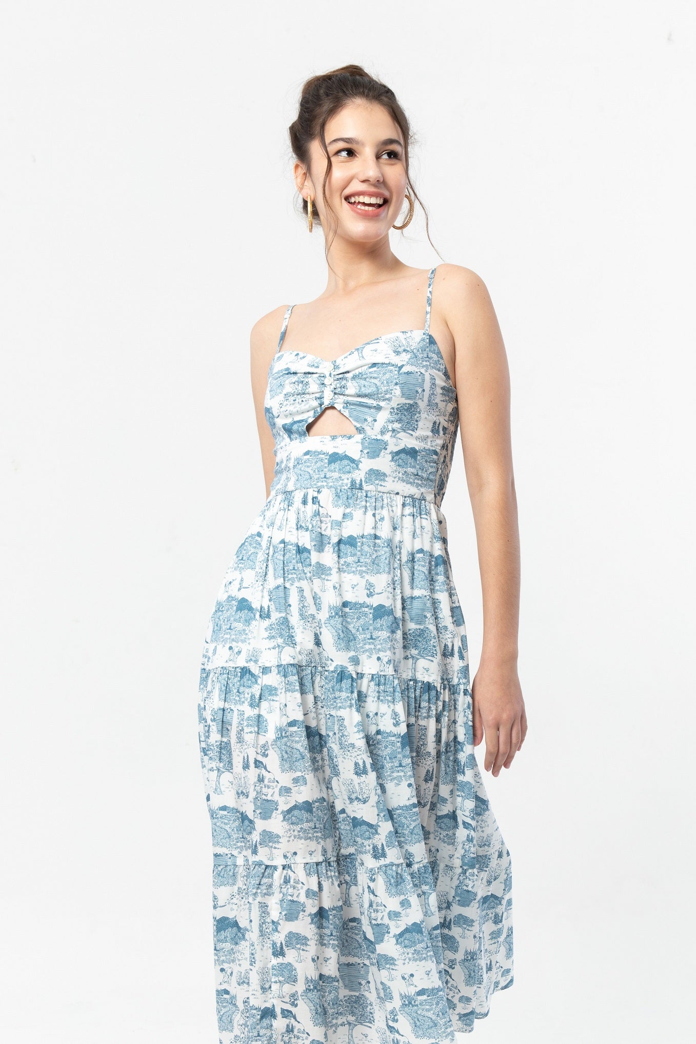 ESME Dress in Blue Gadang