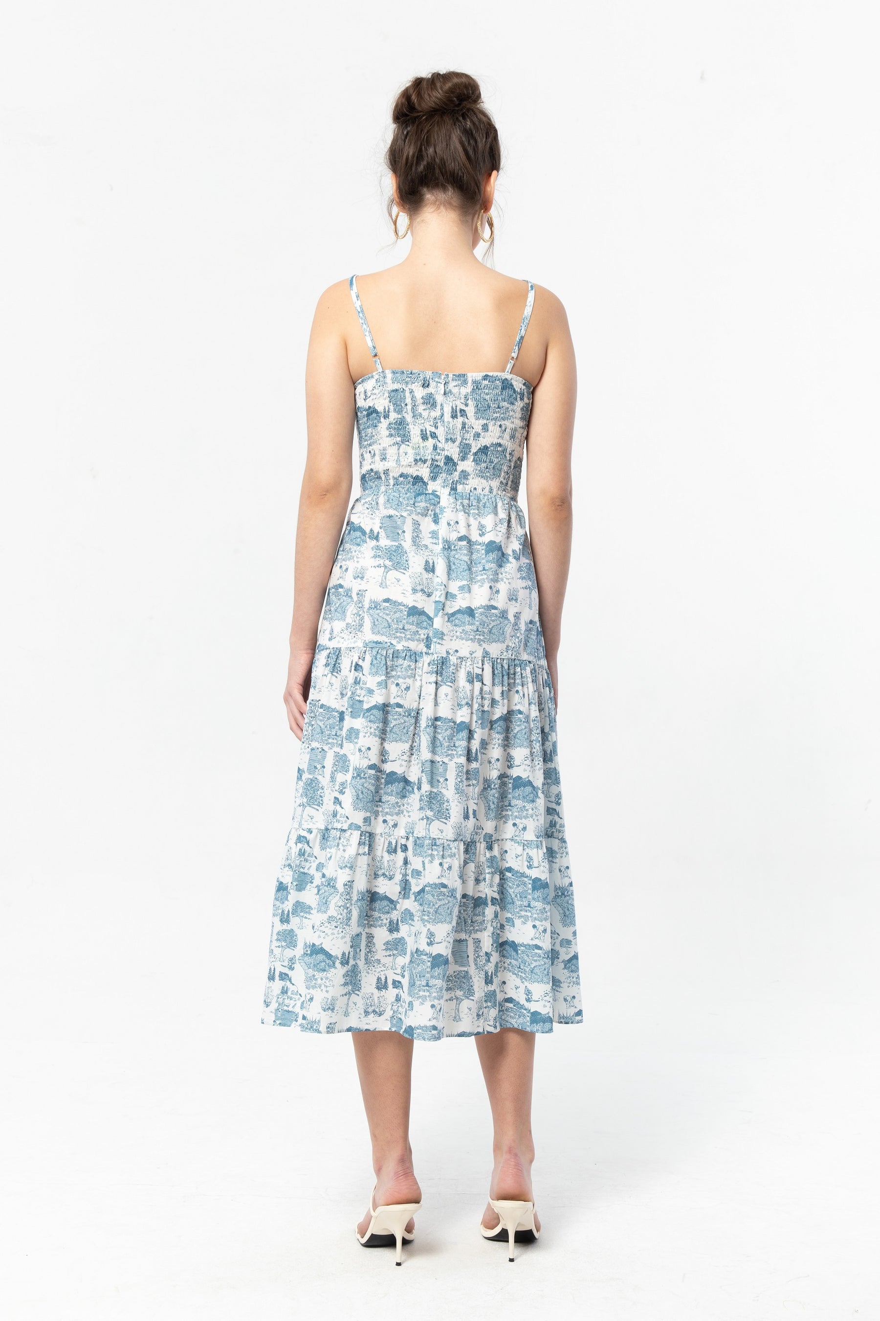 ESME Dress in Blue Gadang