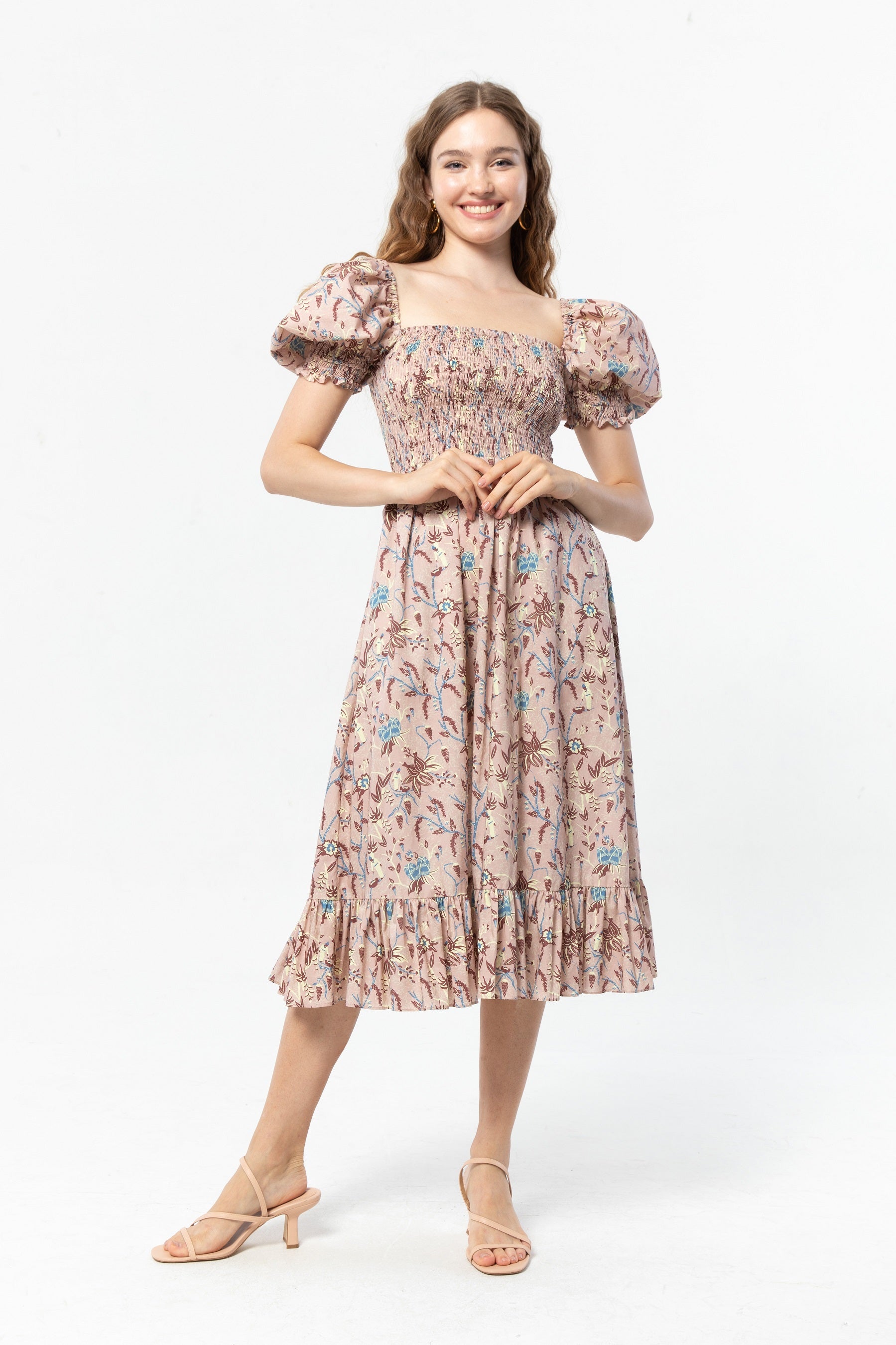 DAKOTA Dress in Maroon Spices