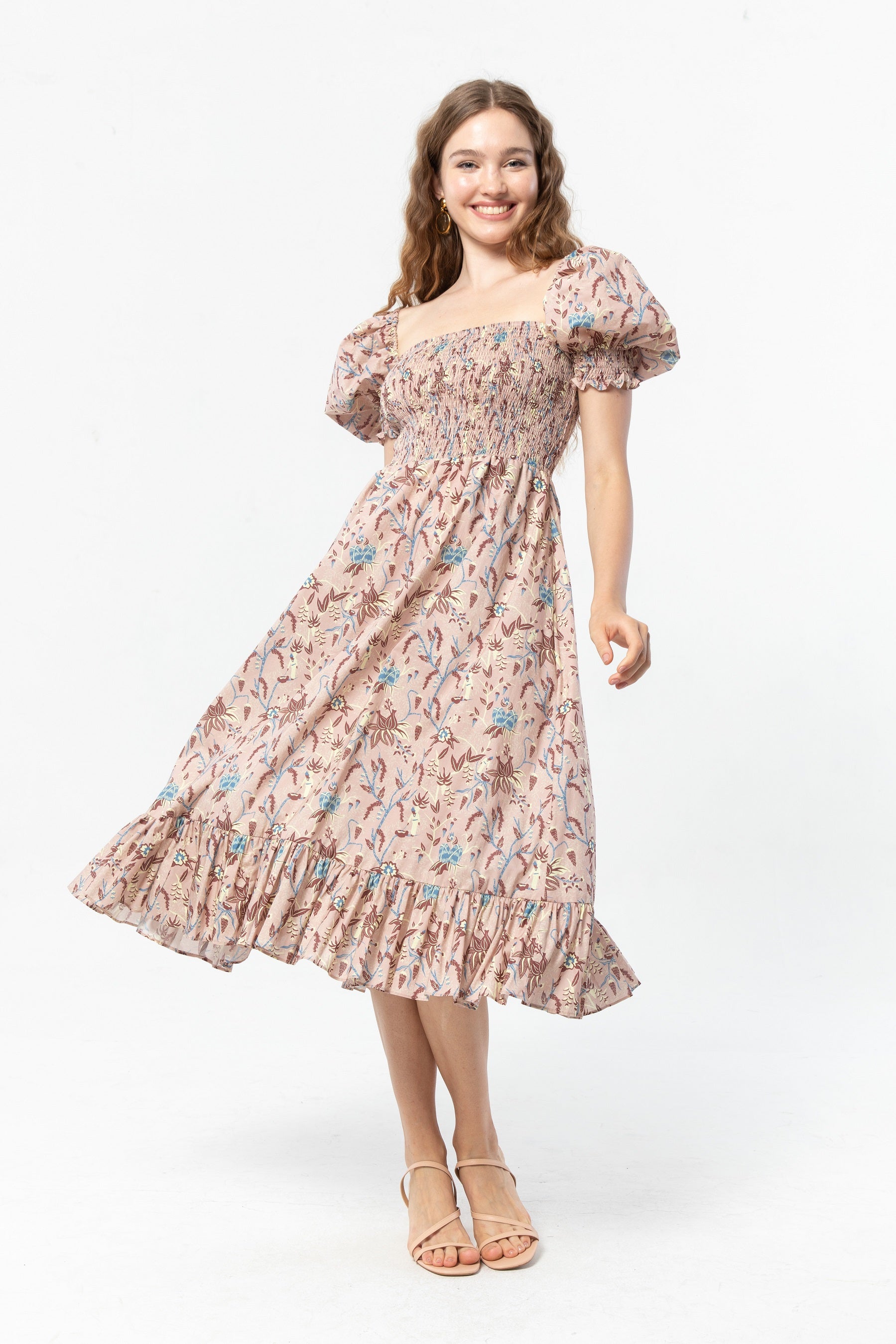 DAKOTA Dress in Maroon Spices