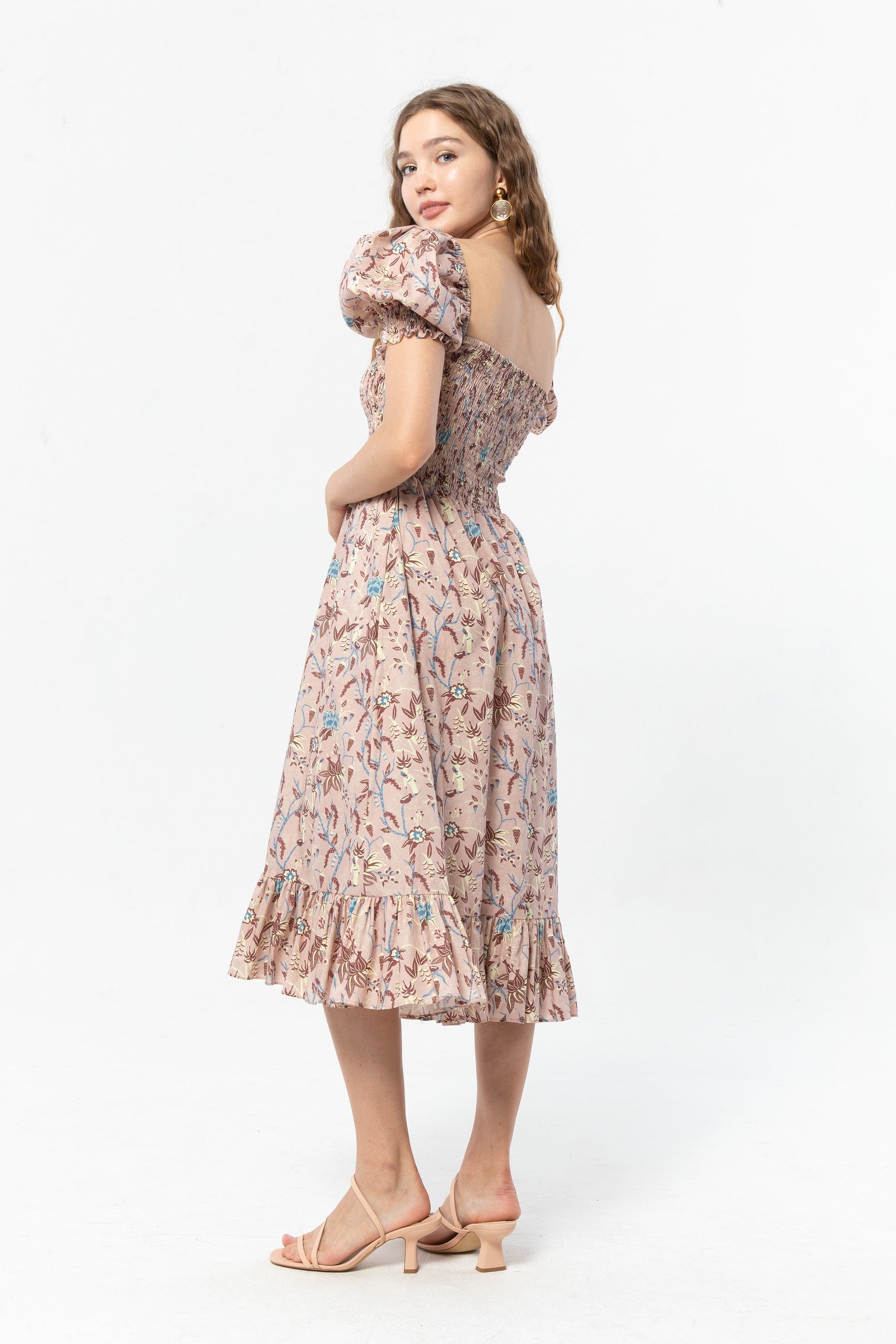 DAKOTA Dress in Maroon Spices