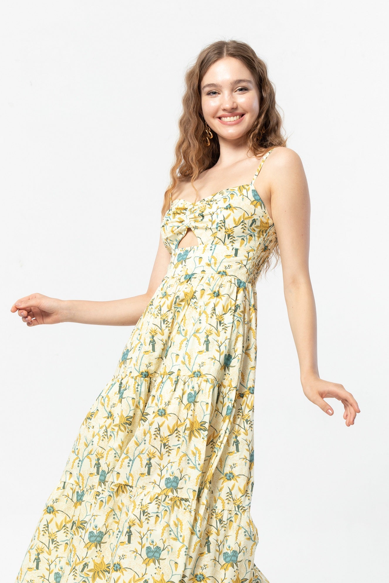 ESME Dress in Yellow Spices
