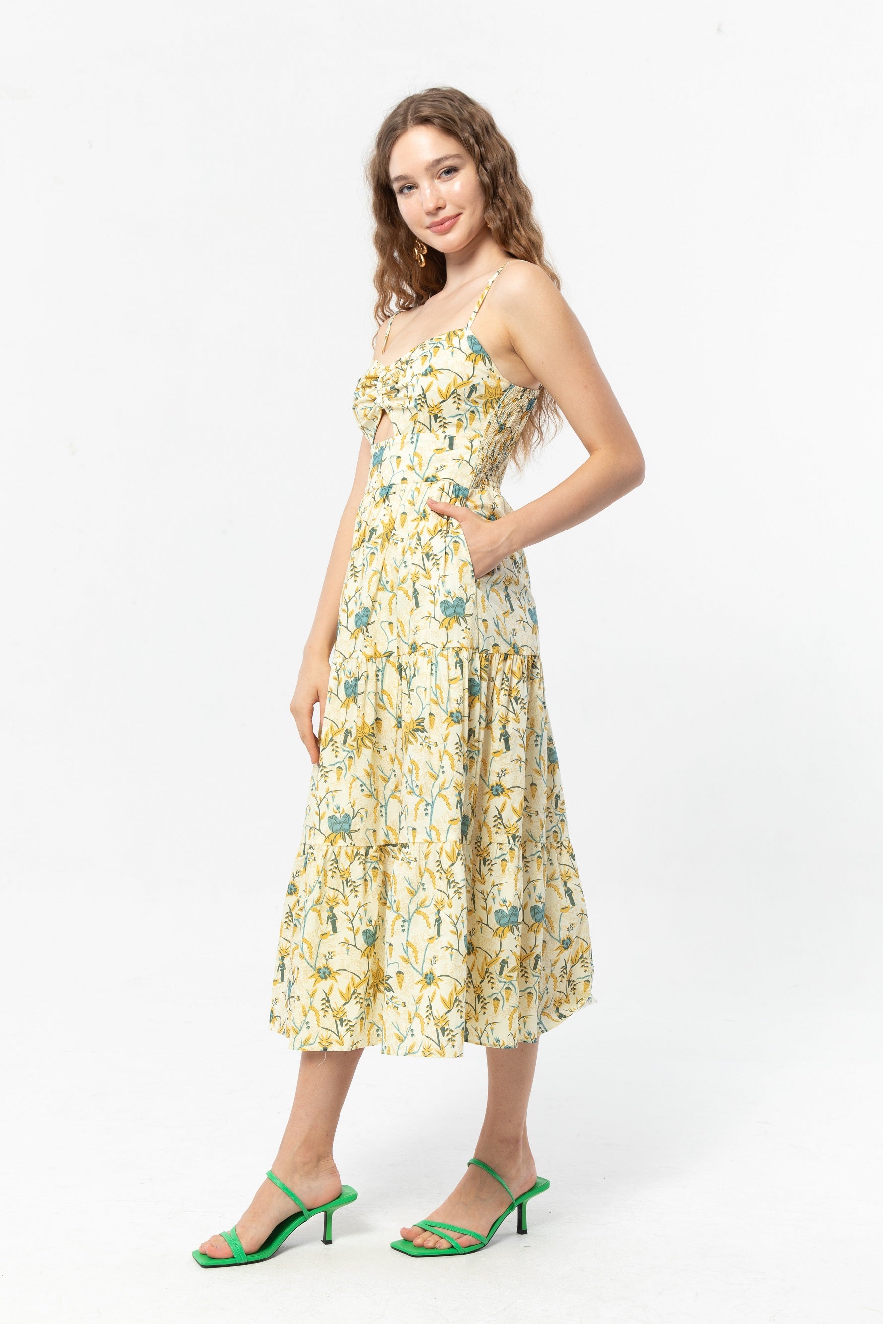 ESME Dress in Yellow Spices