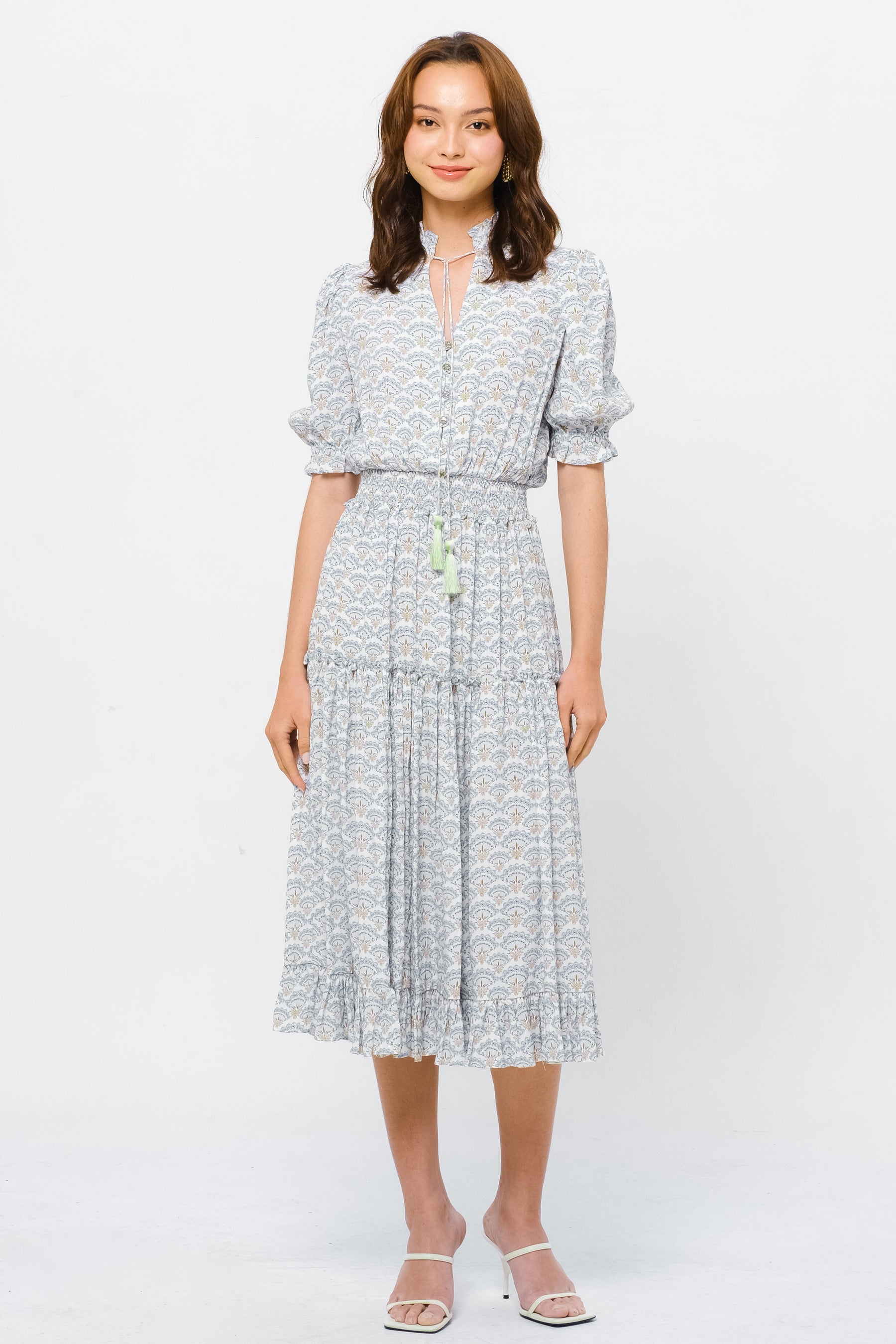ILIA Dress in Blue Suntiang