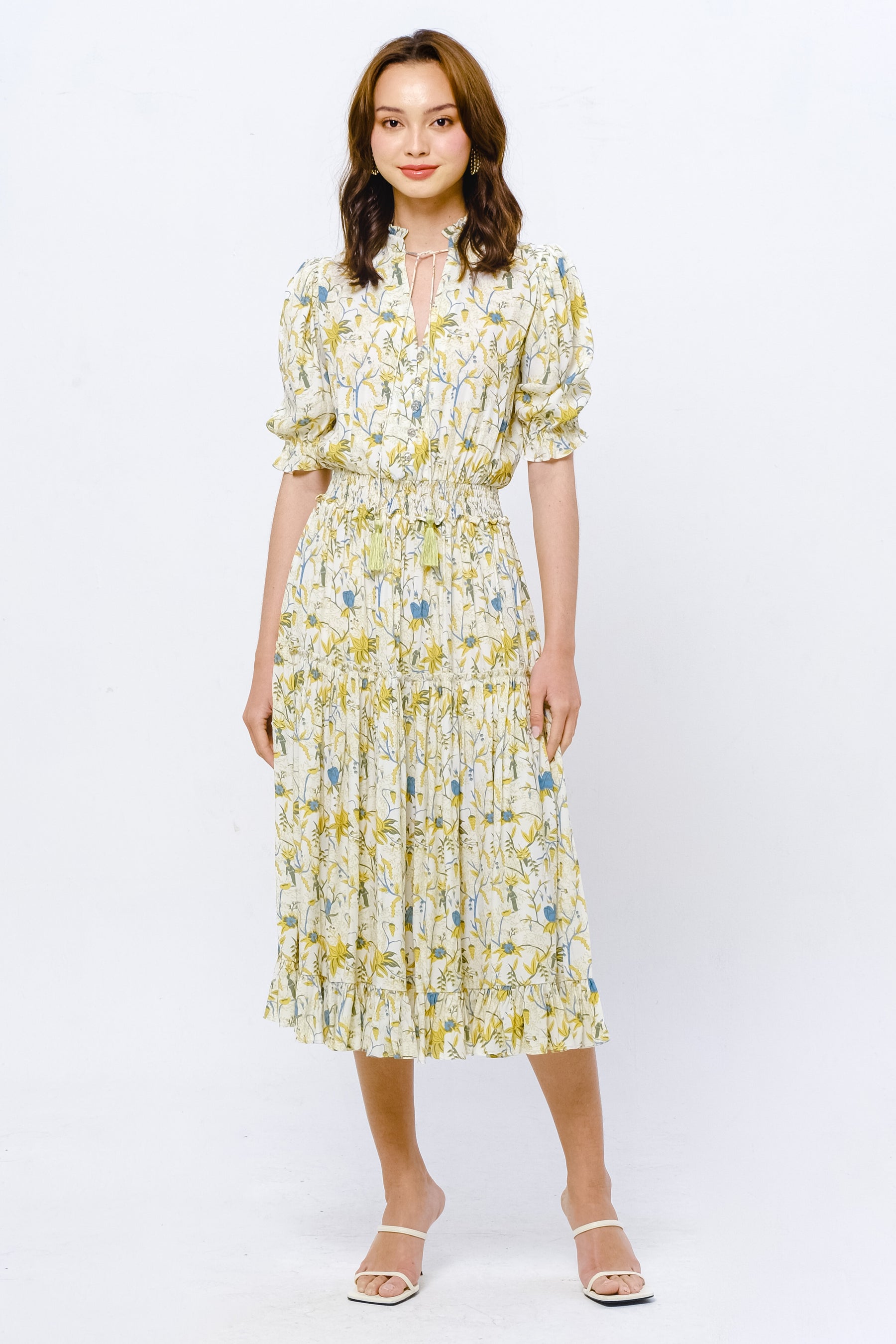 ILIA Dress in Yellow Spices