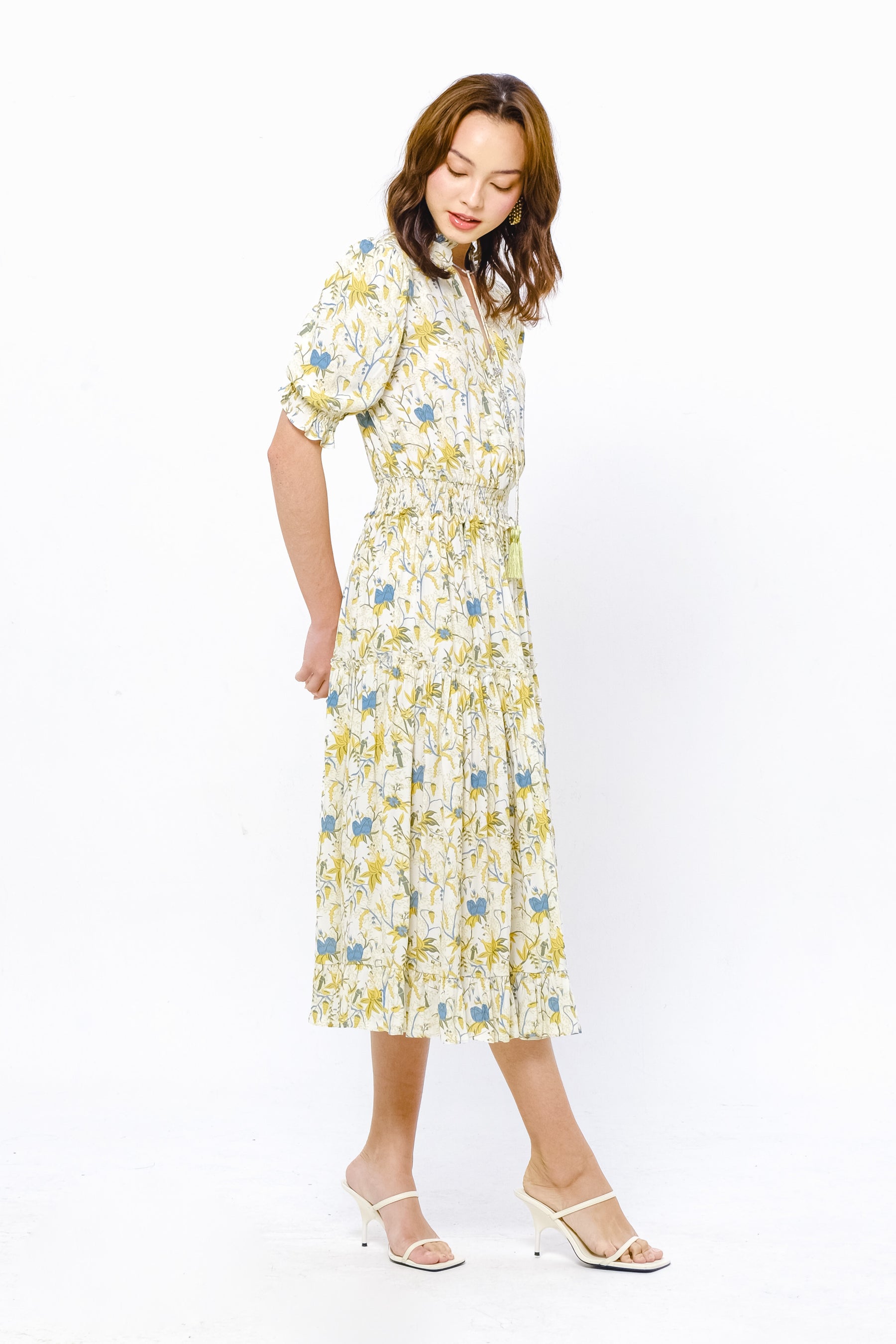 ILIA Dress in Yellow Spices