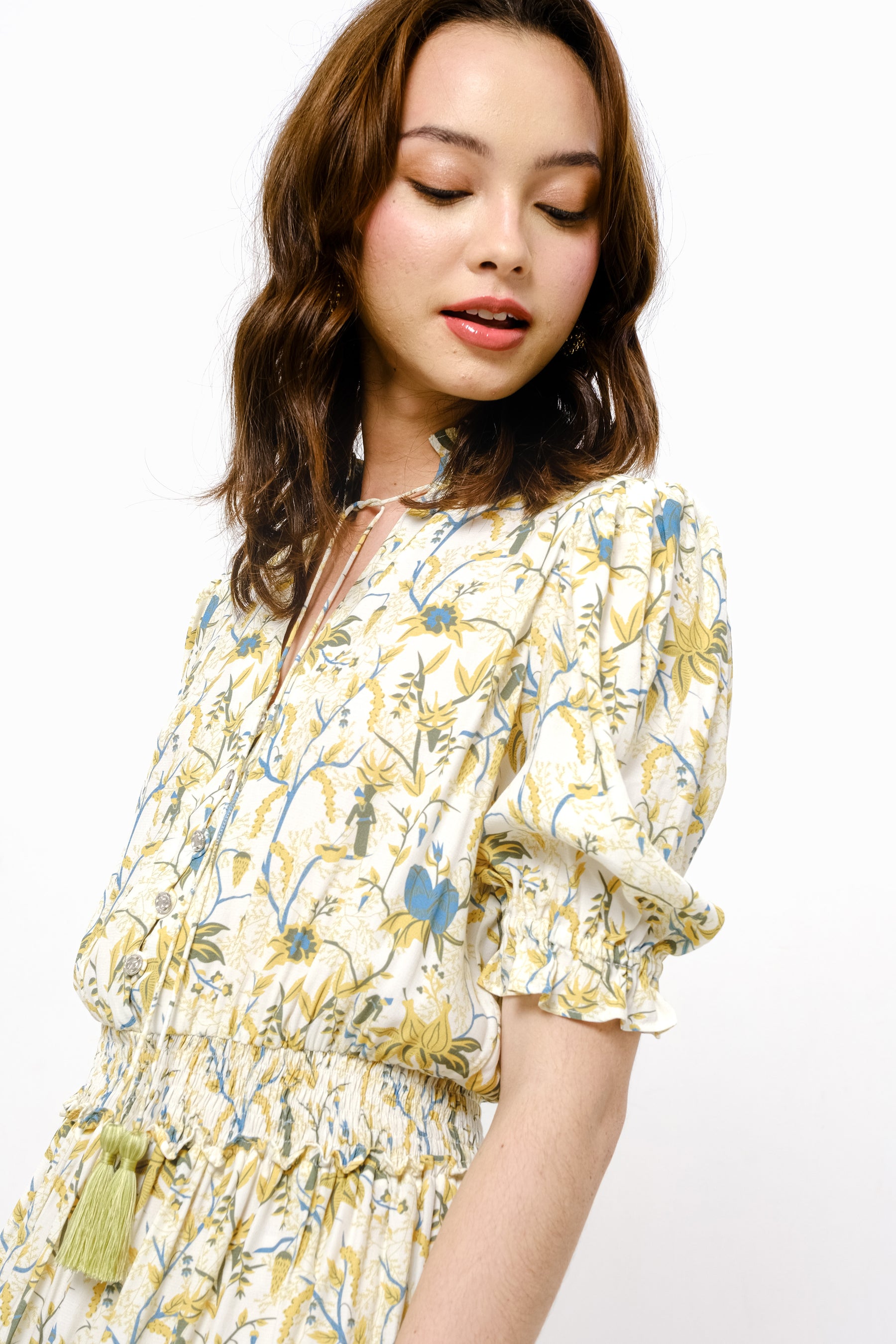 ILIA Dress in Yellow Spices