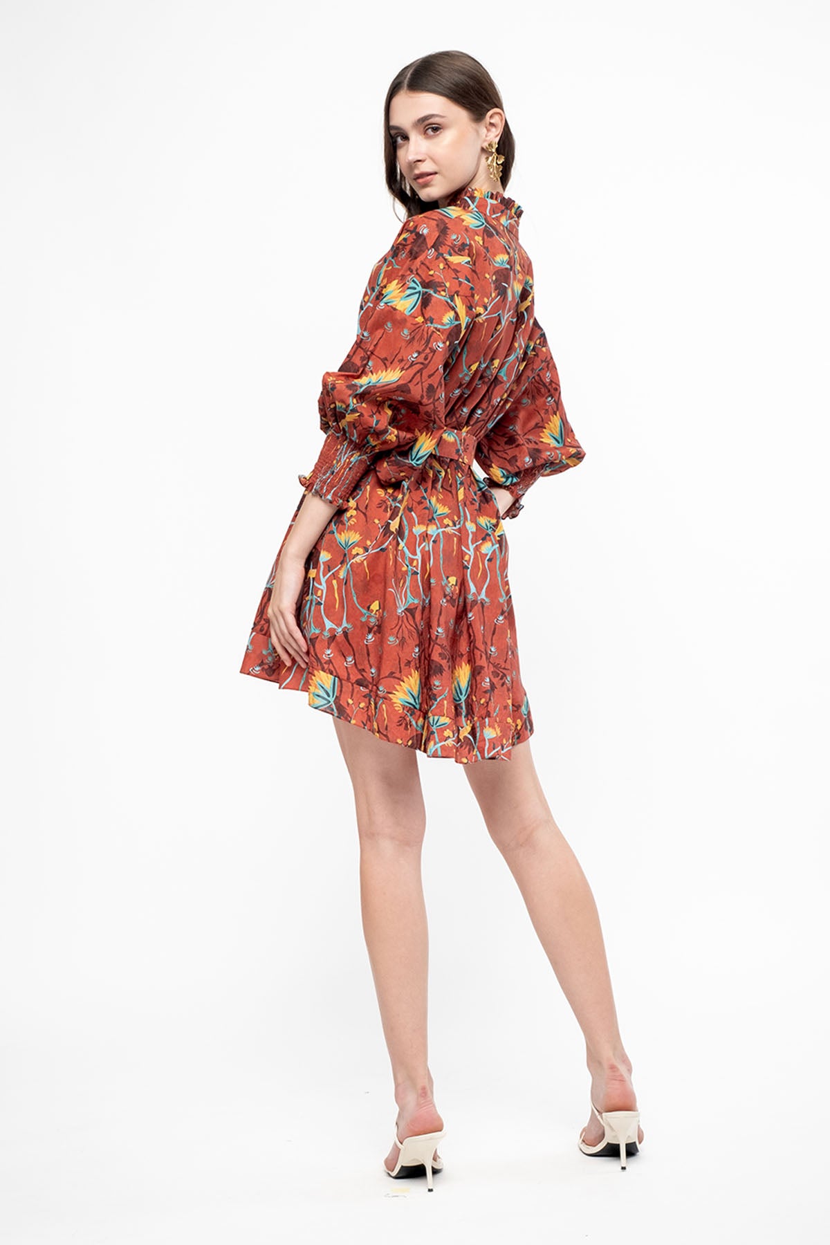 KALILA Dress in Red Petani