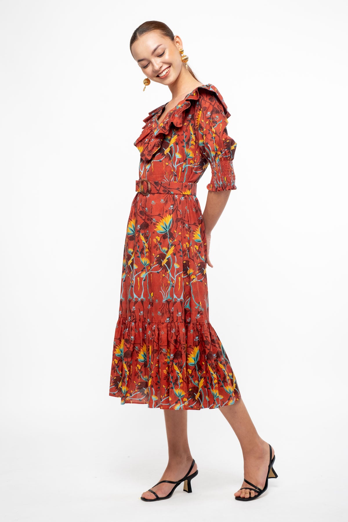 BENITA Dress in Red Petani