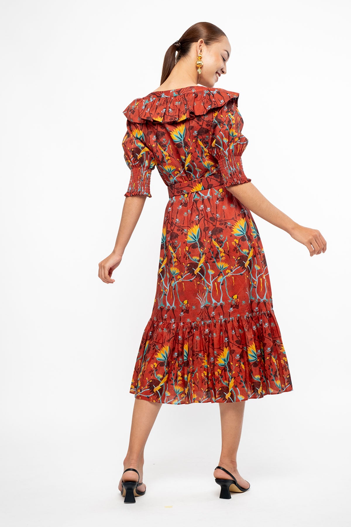 BENITA Dress in Red Petani