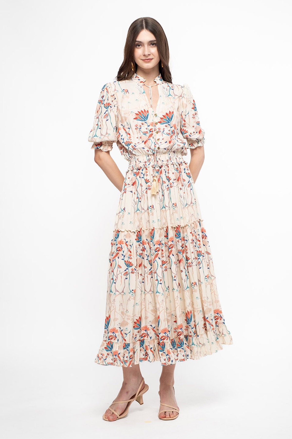 ILIA Dress in Beige Petani