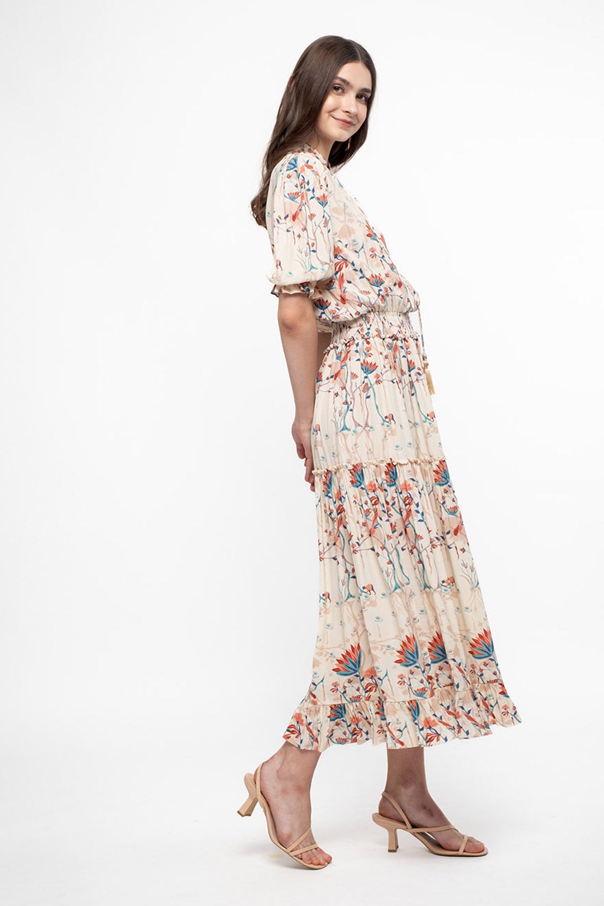 ILIA Dress in Beige Petani
