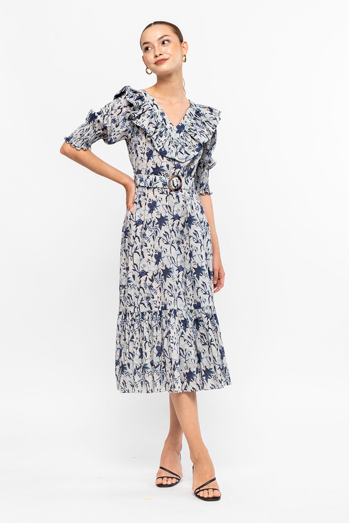 BENITA Dress in Blue Spices