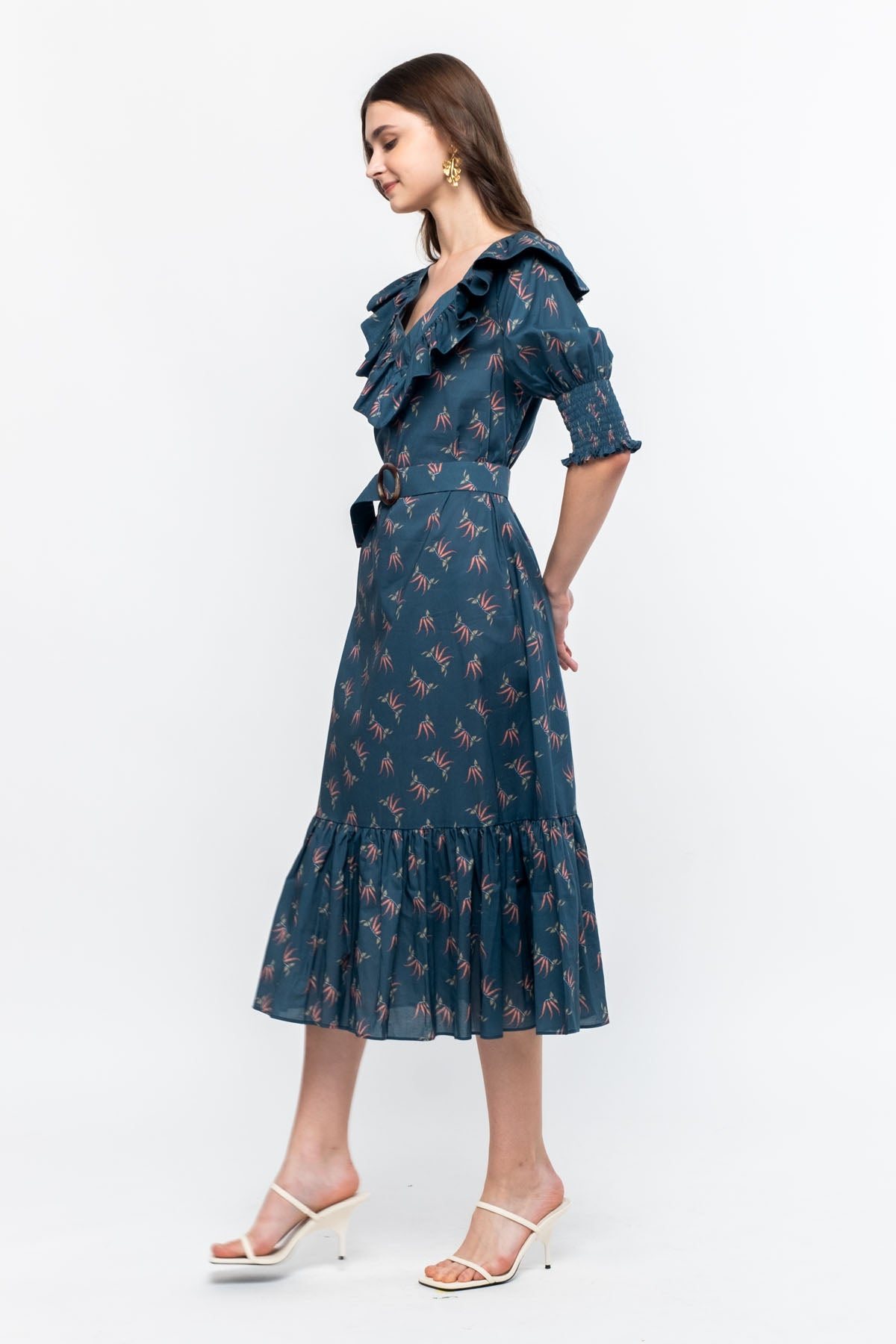 BENITA Dress in Blue Cabe