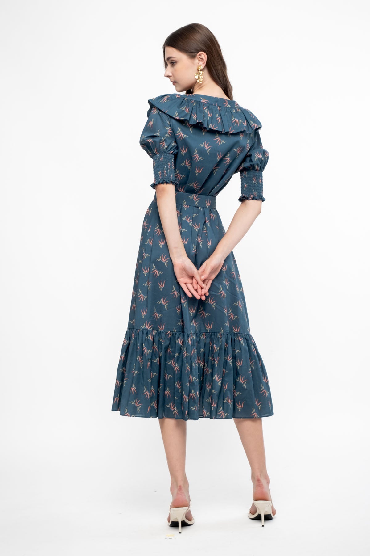 BENITA Dress in Blue Cabe