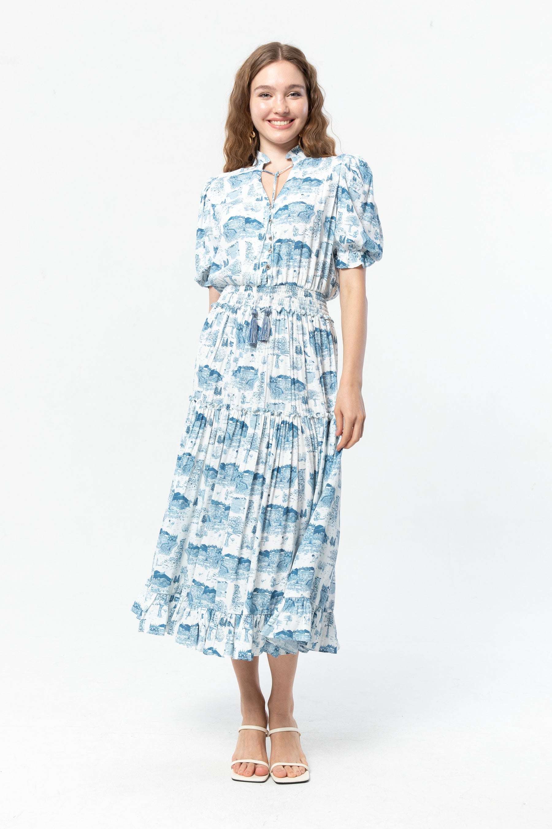 ILIA Dress in Blue Gadang