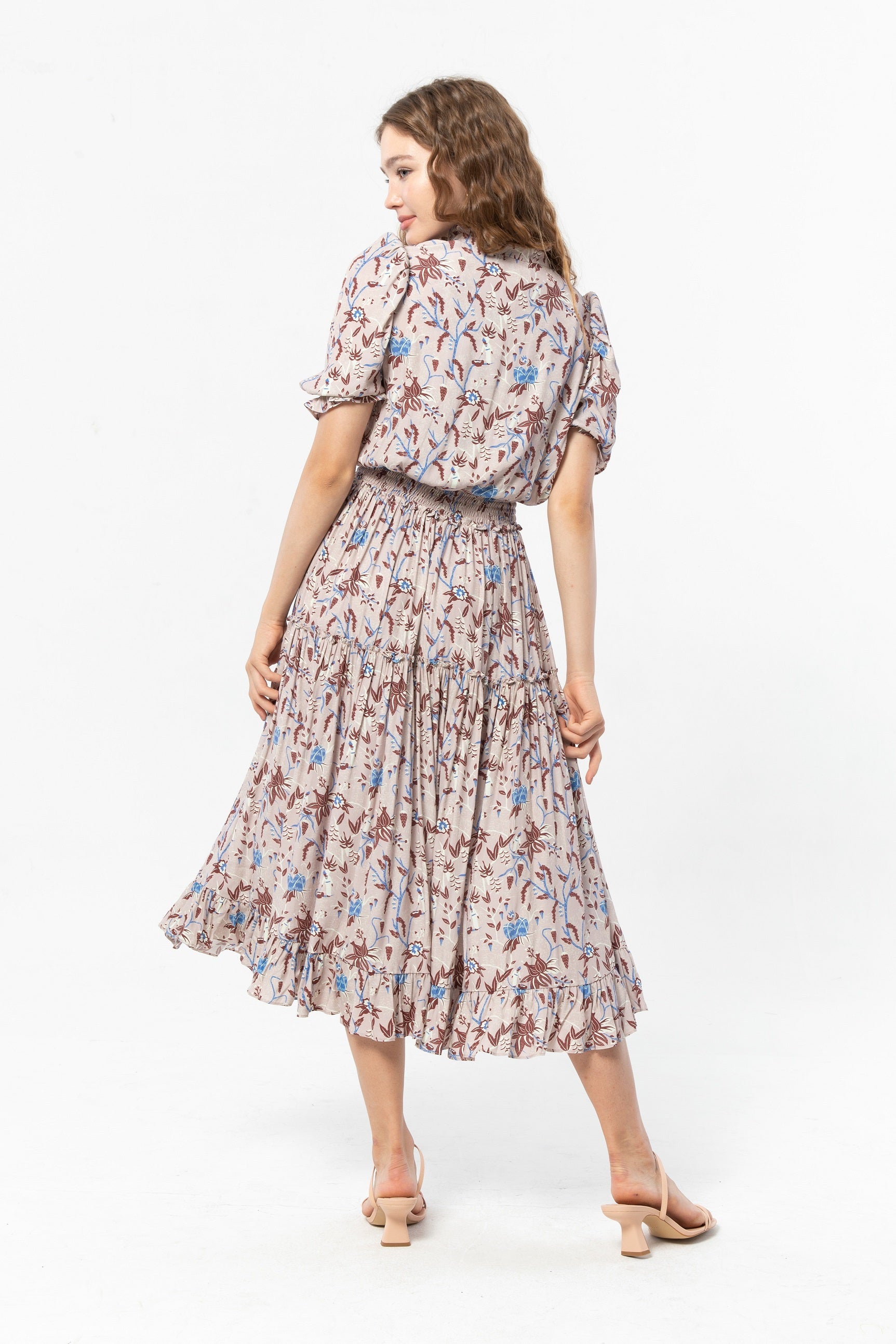 ILIA Dress in Maroon Spices