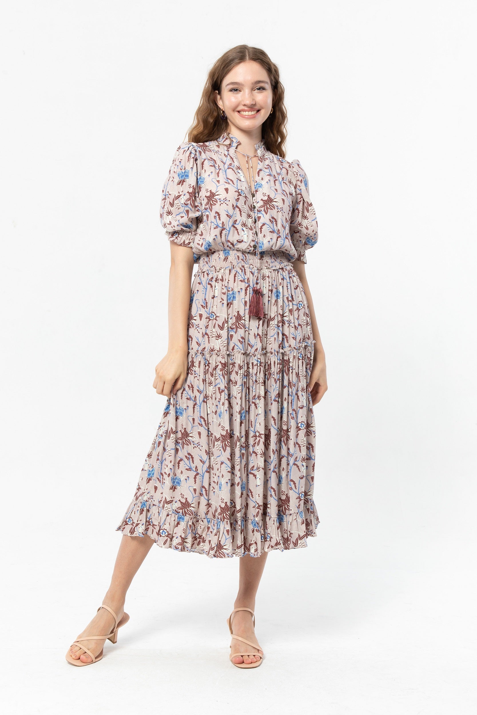 ILIA Dress in Maroon Spices
