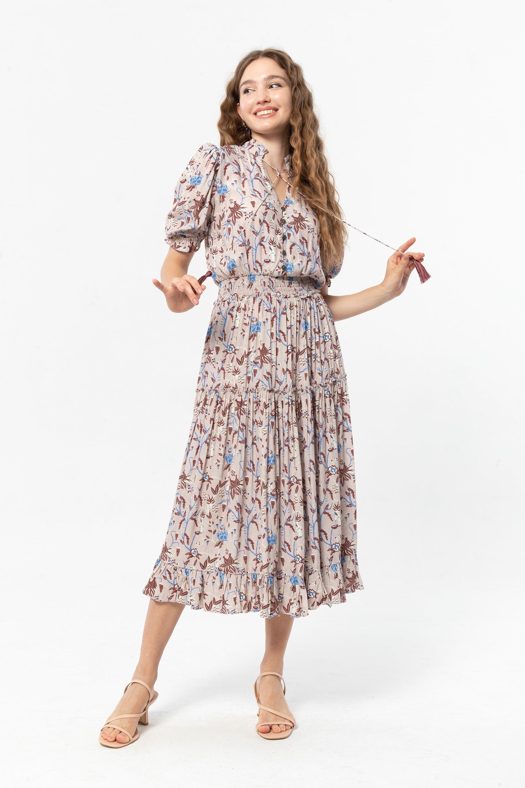 ILIA Dress in Maroon Spices