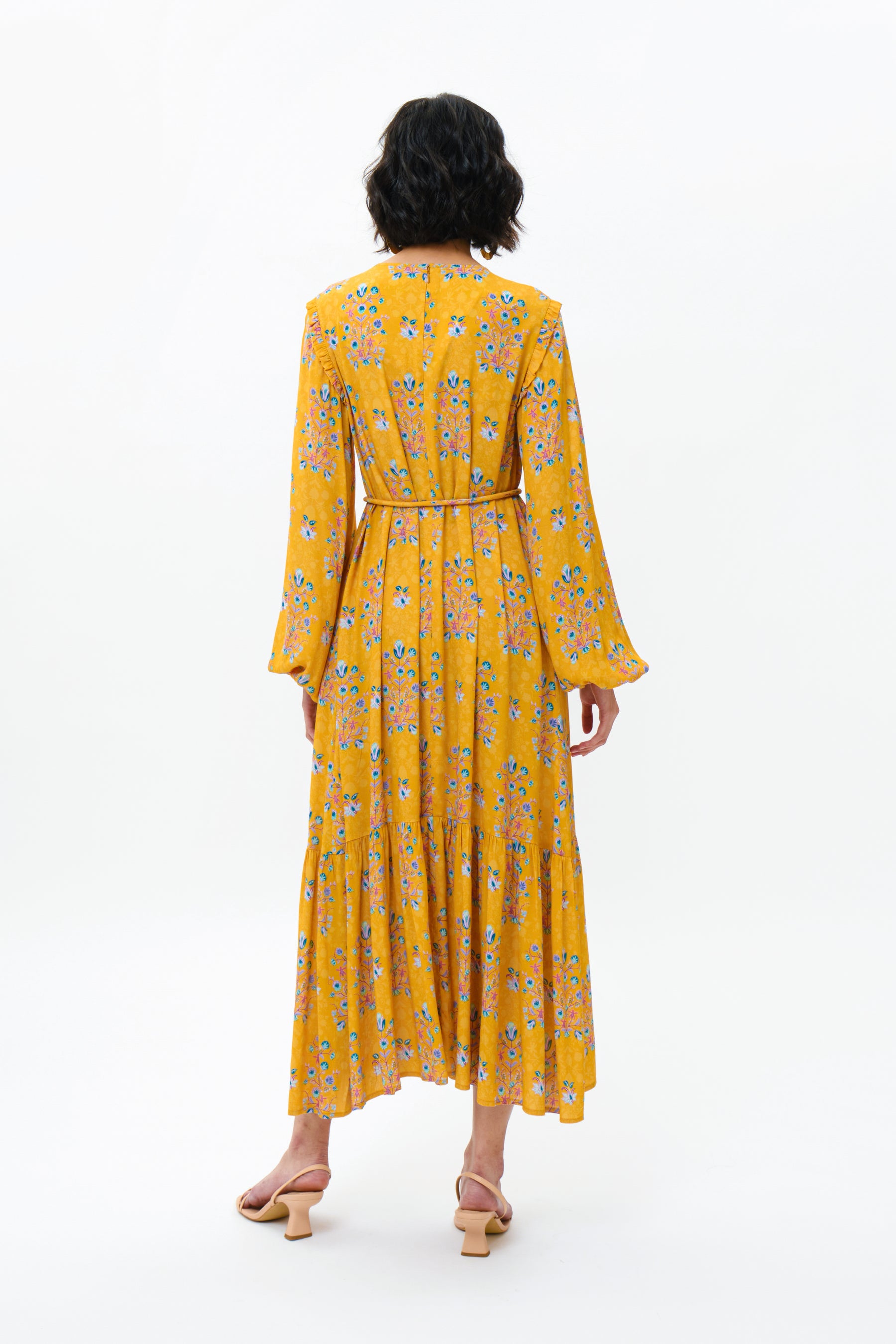 NURA Dress in Yellow Anggrek