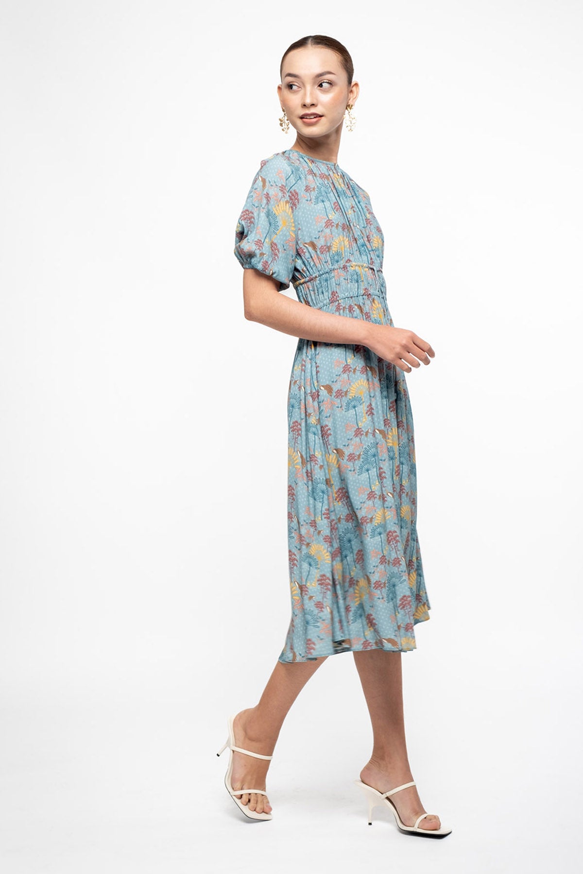 RANCA Dress in Blue Kuau