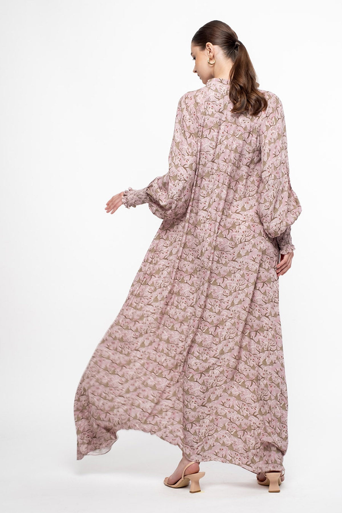 MAYLA Dress in Pink Bird