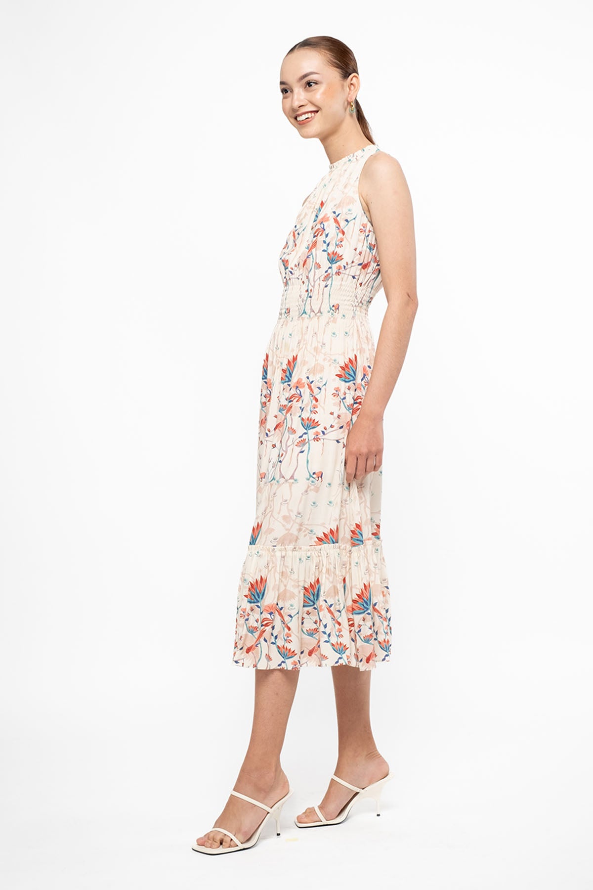 ASA Dress in Beige Petani