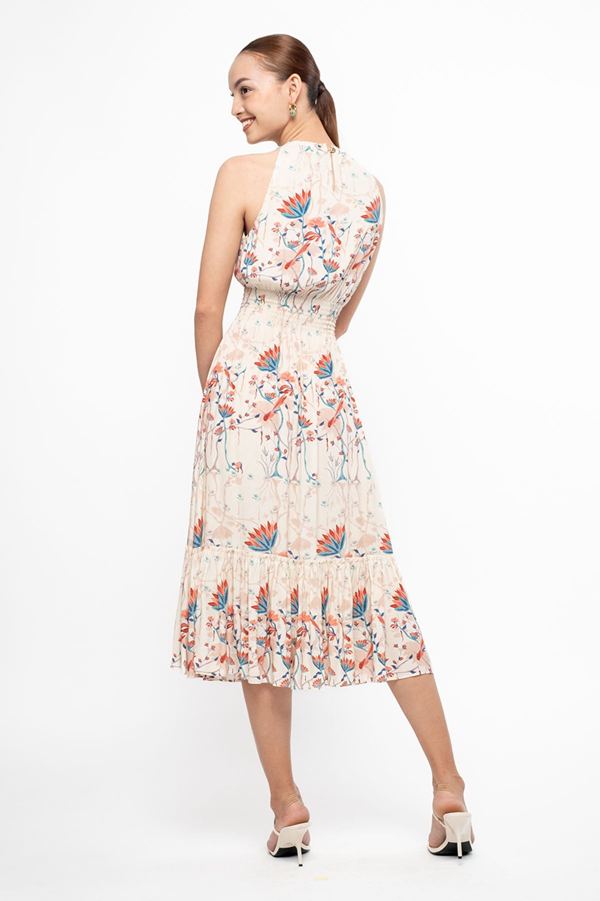 ASA Dress in Beige Petani