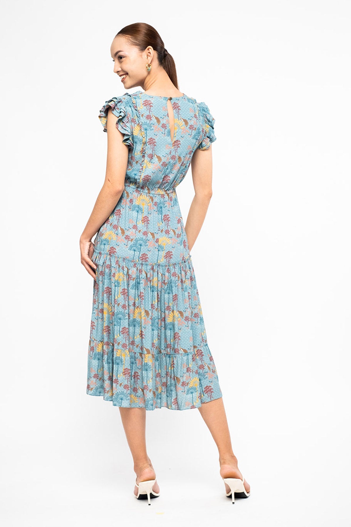 HAIRA Dress in Blue Kuau