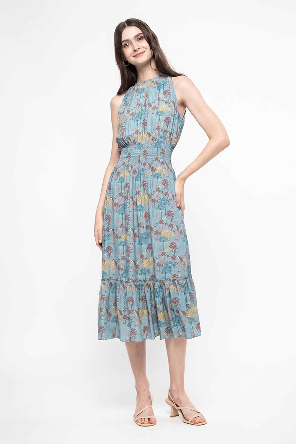 ASA Dress in Blue Kuau
