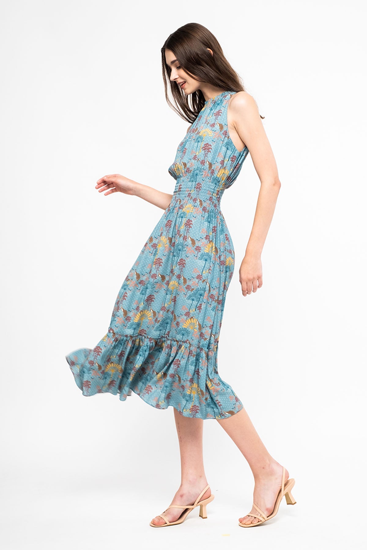 ASA Dress in Blue Kuau