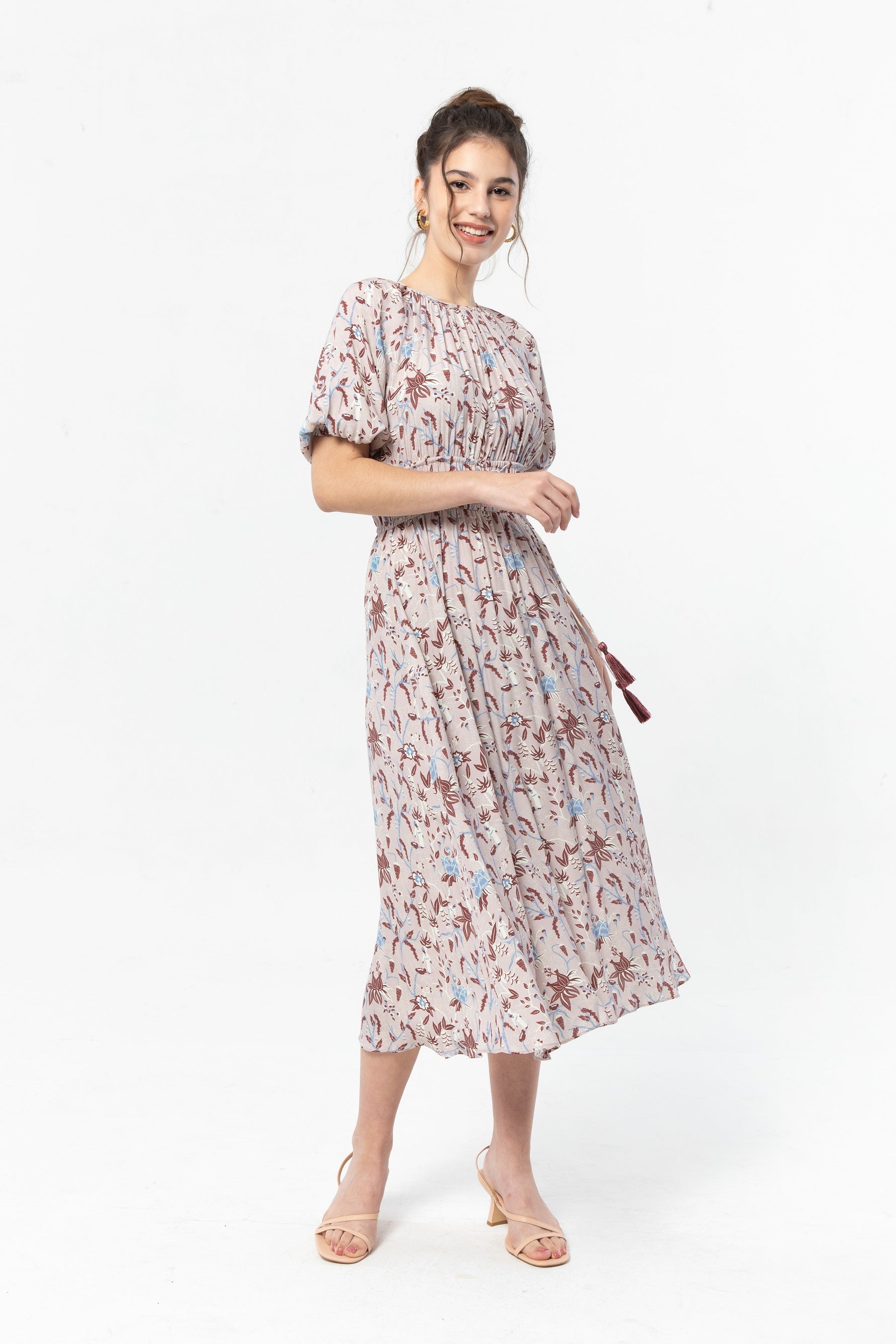 RANCA Dress in Maroon Spices