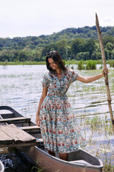 RUI Dress in Beige Delima