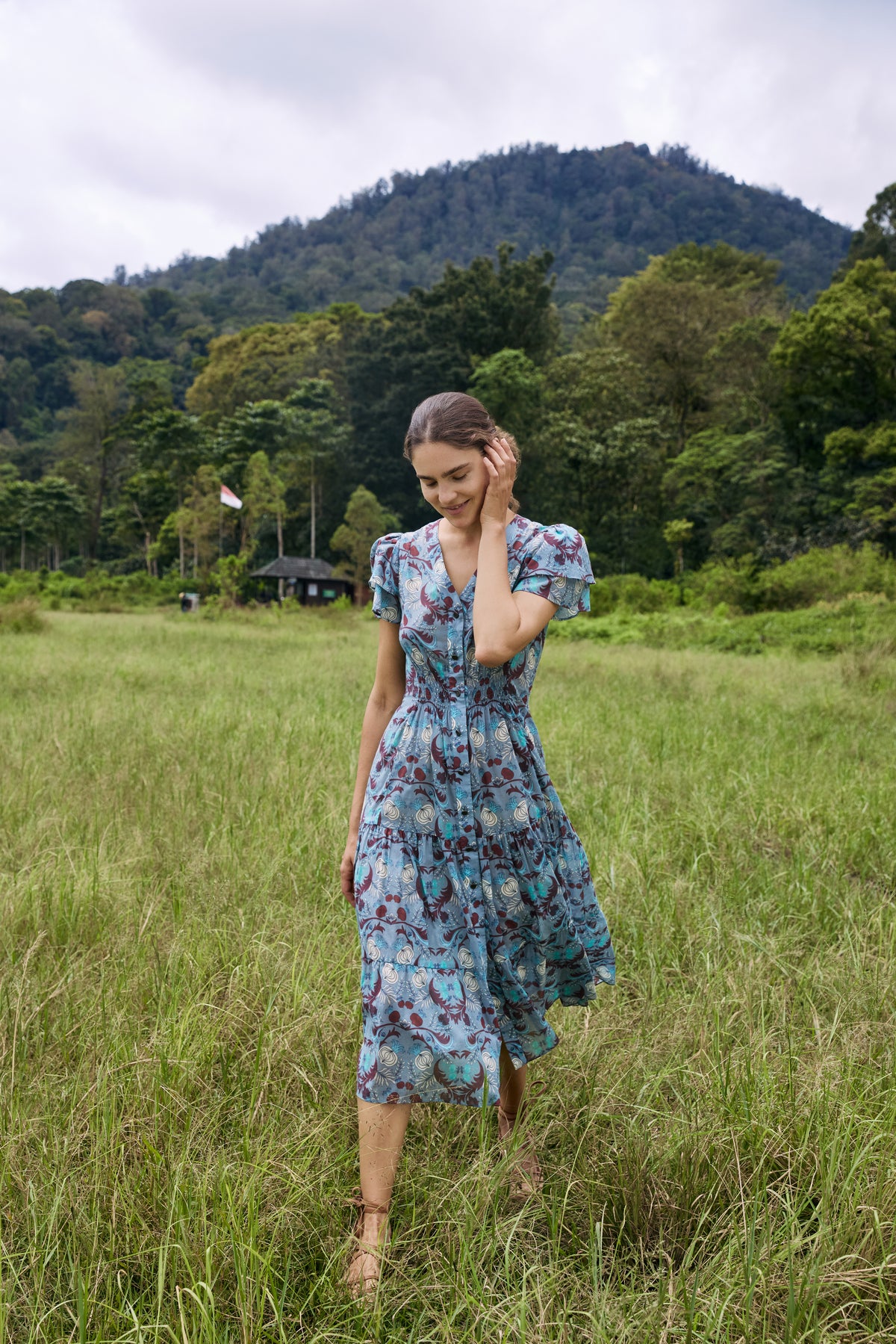 KANA Dress in Gray Delima