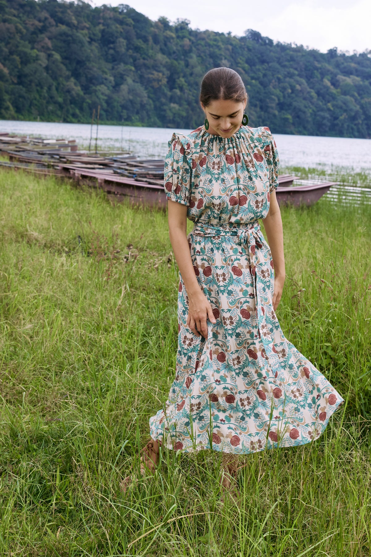 LAURA Skirt in Beige Delima