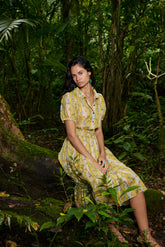 GIA Dress in Yellow Jalapa