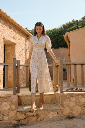 TINA Dress in Beige Lada