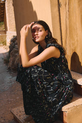 BULAN Dress in Black Lada