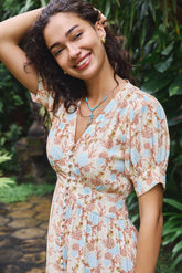 DEONA Dress in Beige Marigold