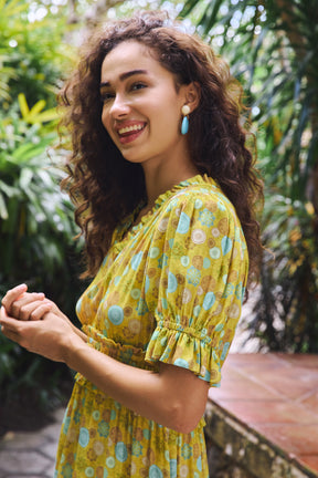 JENY Dress in Green Tedung