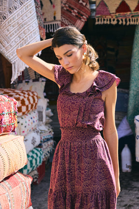 SEVY Top in Purple Krisan