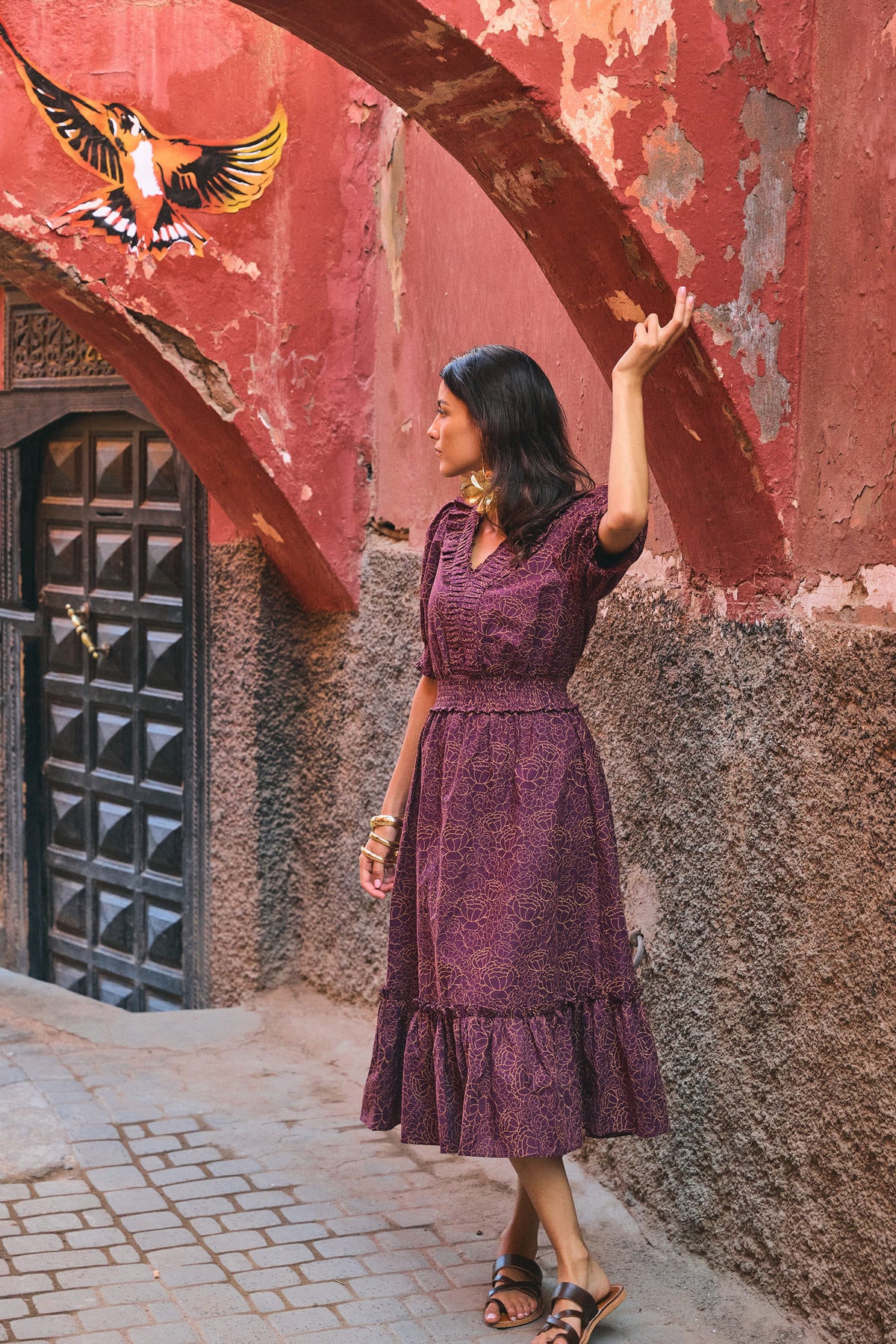 ZIVA Dress in Purple Krisan