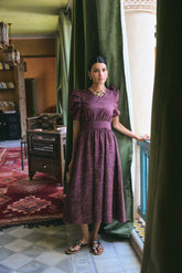 EMMA Dress in Purple Krisan