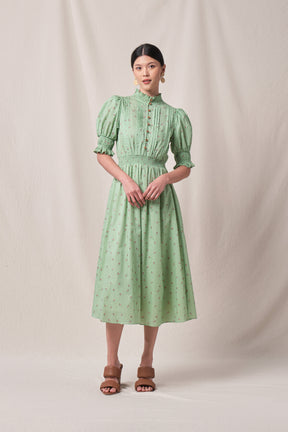 AGATHA Dress in Green Canang