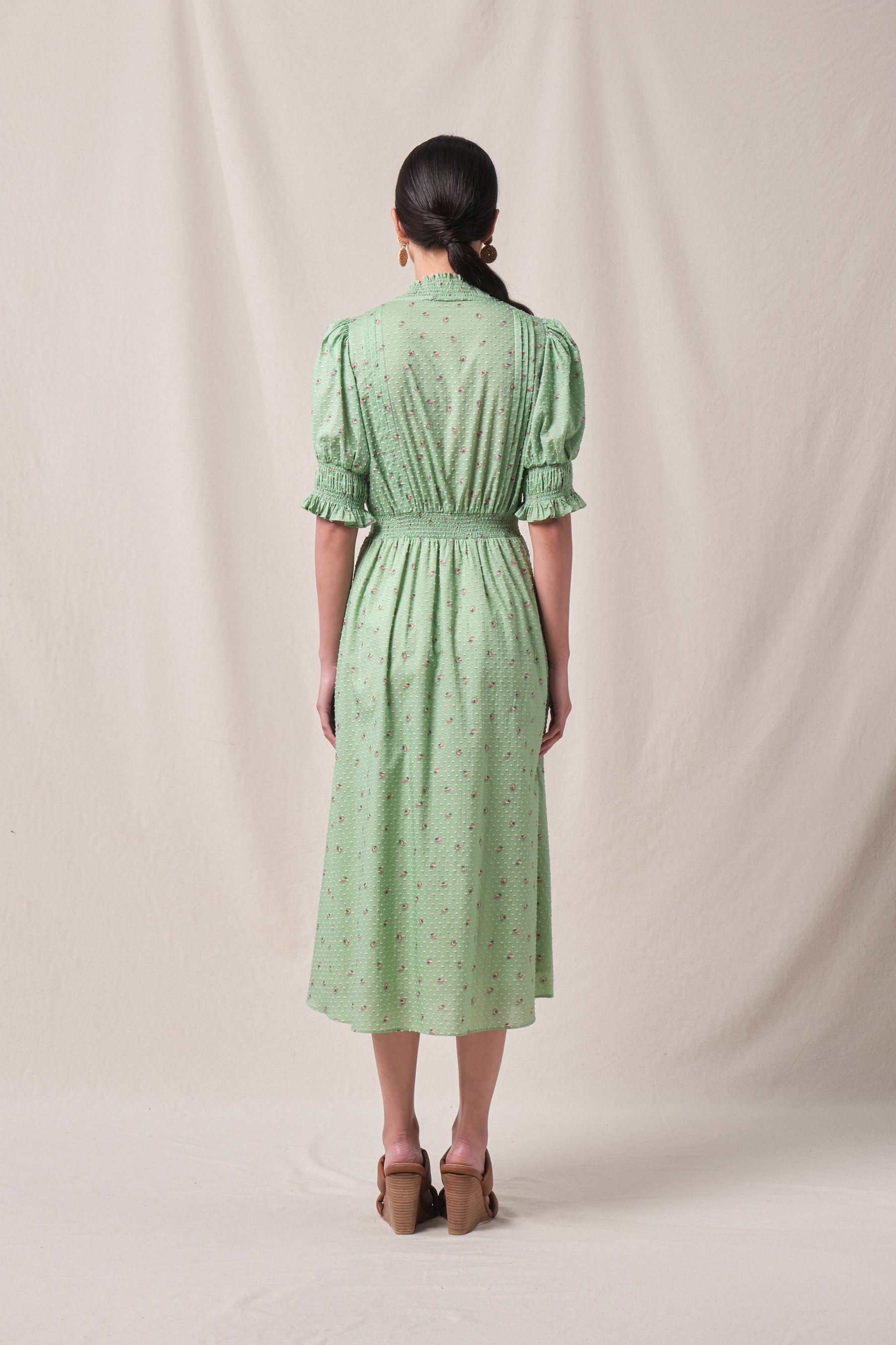 AGATHA Dress in Green Canang