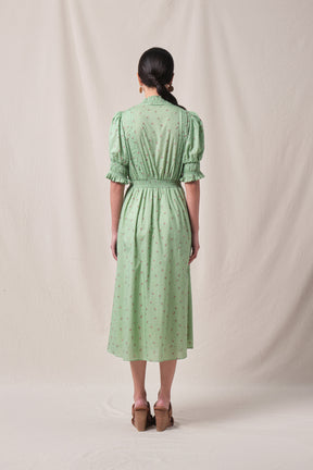 AGATHA Dress in Green Canang