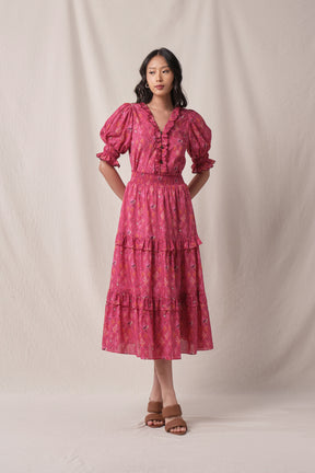 AGNES Top in Fuschia Penyu